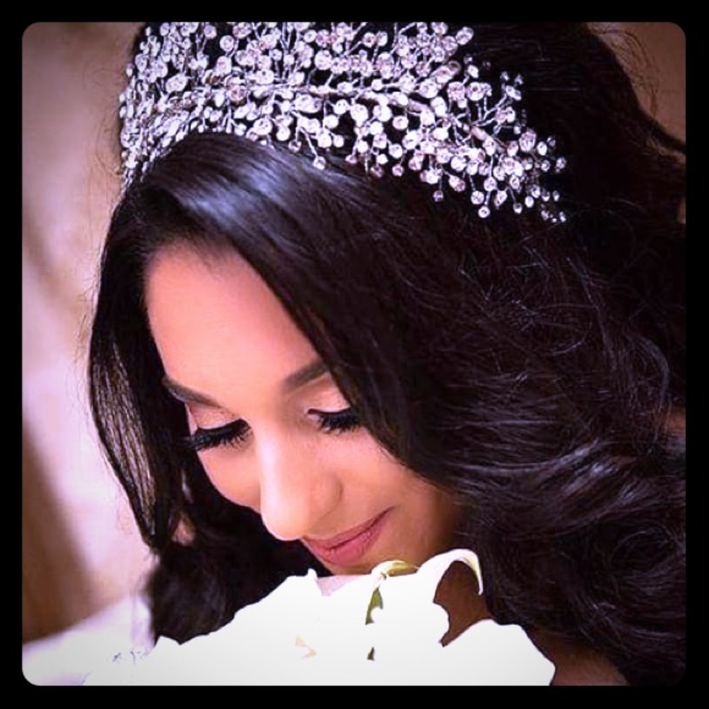 Swarovski crystal wedding headpiece